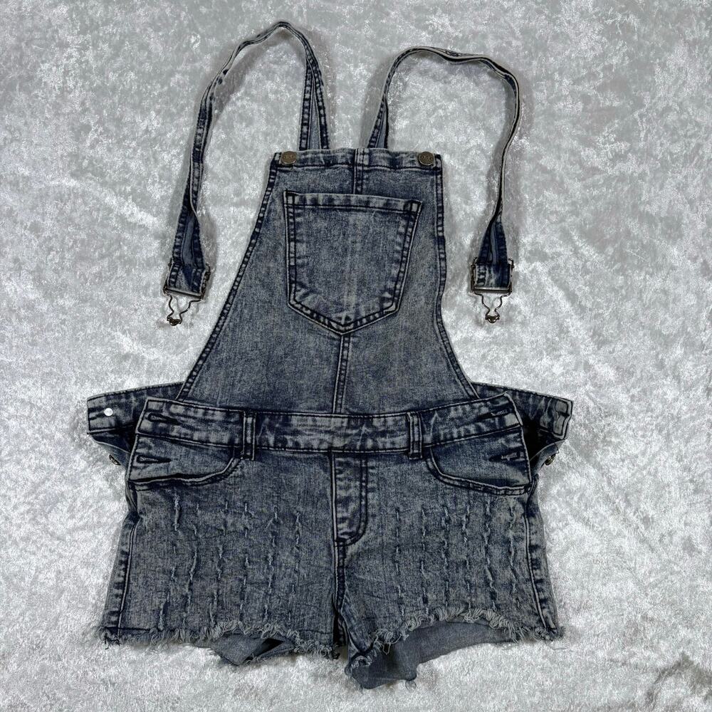 O.S.C Premium Collection Short Overalls Sz9 Blue Denim